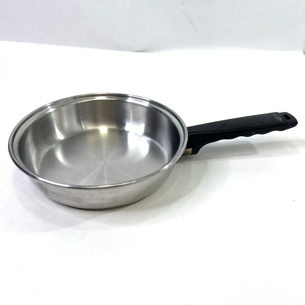 VTG Lifetime 18-8‎ Stainless Steel 8 1/4 Skillet Fry Pan NO Lid Heavy
